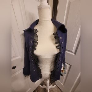 NWT 2OH Threads Two Old Hippies Navy Jacket Size Large